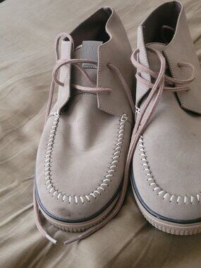 Used Good Condition Men's Kenneth Cole Shore Dress Shoes US Size 11.5 Tan
